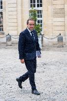 New French Government Arrives In Matignon - Paris