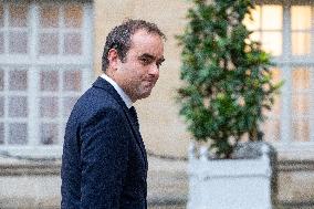 New French Government Arrives In Matignon - Paris