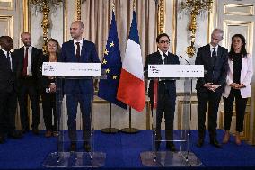 Handover Ceremony At Ministry Of Foreign and European Affairs in Paris FA