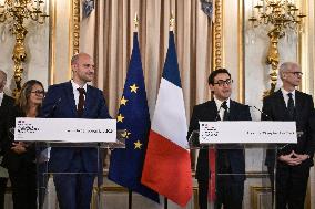 Handover Ceremony At Ministry Of Foreign and European Affairs in Paris FA