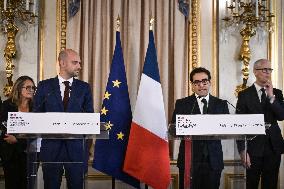 Handover Ceremony At Ministry Of Foreign and European Affairs in Paris FA