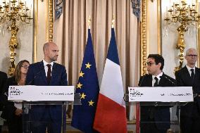 Handover Ceremony At Ministry Of Foreign and European Affairs in Paris FA