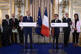 Handover Ceremony At Ministry Of Foreign and European Affairs in Paris FA