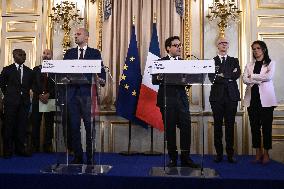 Handover Ceremony At Ministry Of Foreign and European Affairs in Paris FA