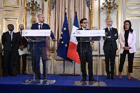 Handover Ceremony At Ministry Of Foreign and European Affairs in Paris FA