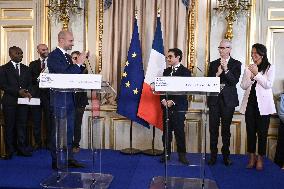 Handover Ceremony At Ministry Of Foreign and European Affairs in Paris FA