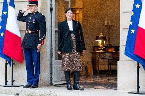 New French Government Arrives In Matignon - Paris