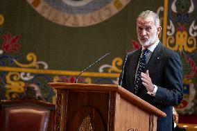 King Felipe At University Year Opening Ceremony - Zaragoza