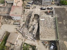 Two-Storey Building Collapses - Italy