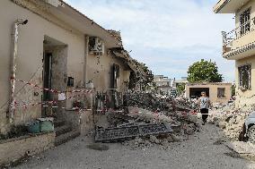 Two-Storey Building Collapses - Italy