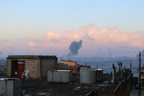 Israeli Airstrikes Target Hezbollah In Lebanon