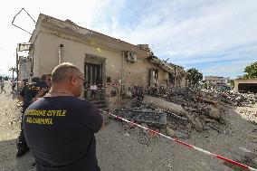 Two-Storey Building Collapses - Italy