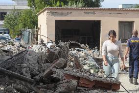 Two-Storey Building Collapses - Italy