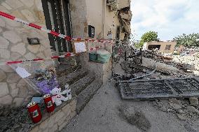 Two-Storey Building Collapses - Italy