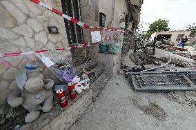 Two-Storey Building Collapses - Italy