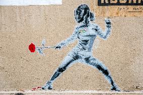 Street Artists Make Murals Inspired By Olympic Games - Paris