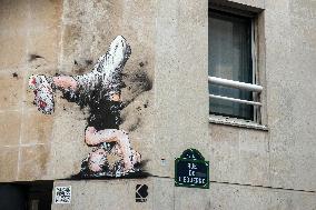 Street Artists Make Murals Inspired By Olympic Games - Paris