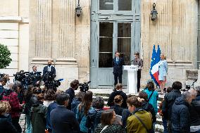 Handover Ceremony Education Ministry - Paris