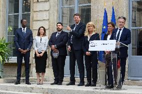 Handover Ceremony At The Ministry Of Ecology - Paris