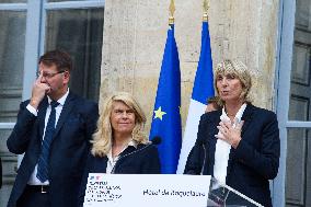 Handover Ceremony At The Ministry Of Ecology - Paris