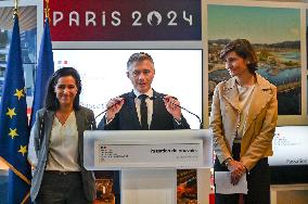 Handover Ceremony At The Ministry Of Sports - Paris