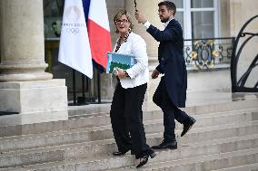 Council of Ministers at the Elysee Palace FA