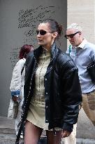 Bella Hadid Leaves A Fitting - Paris