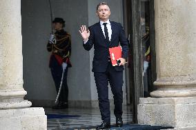 Council of Ministers at the Elysee Palace FA