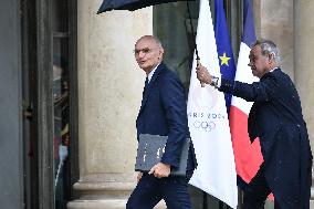 Council of Ministers at the Elysee Palace FA