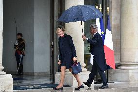 Council of Ministers at the Elysee Palace FA