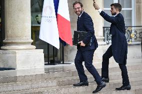 Council of Ministers at the Elysee Palace FA