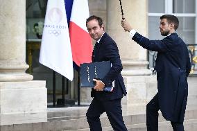 Council of Ministers at the Elysee Palace FA