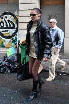 Bella Hadid Leaves A Fitting - Paris