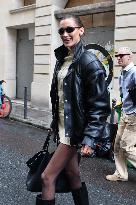 Bella Hadid Leaves A Fitting - Paris