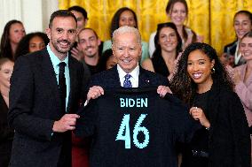 Joe Biden welcomes the Gotham FC - Washington