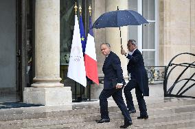 Council of Ministers at the Elysee Palace FA