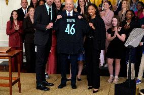 Joe Biden welcomes the Gotham FC - Washington