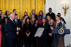 Joe Biden welcomes the Gotham FC - Washington