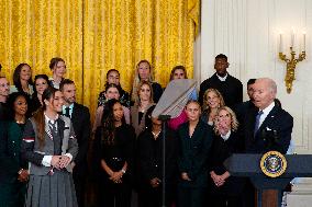 Joe Biden welcomes the Gotham FC - Washington