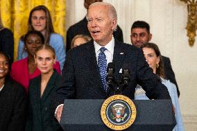 DC: President Biden Welcomes the NWSL Champions Gotham F.C. to the White House