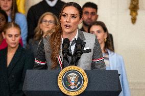 DC: President Biden Welcomes the NWSL Champions Gotham F.C. to the White House