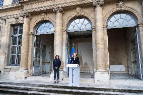 Handover Ceremony Government Spokesperson - Paris