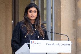 Handover Ceremony Government Spokesperson - Paris