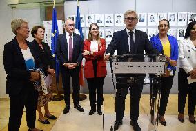 Handover Ceremony At Ministry Of The Labour, Health and Solidarities - Paris