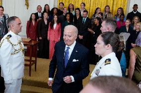 Joe Biden welcomes the Gotham FC - Washington