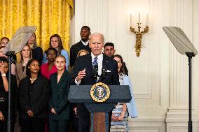 DC: President Biden Welcomes the NWSL Champions Gotham F.C. to the White House