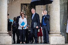 First Cabinet Meeting Of The Barnier Government - Paris