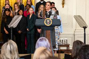 DC: President Biden Welcomes the NWSL Champions Gotham F.C. to the White House