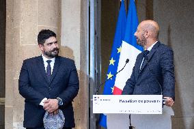 Handover Ceremony At Public Action Ministry - Paris