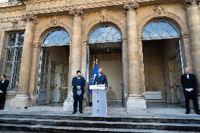 Handover Ceremony At Public Action Ministry - Paris